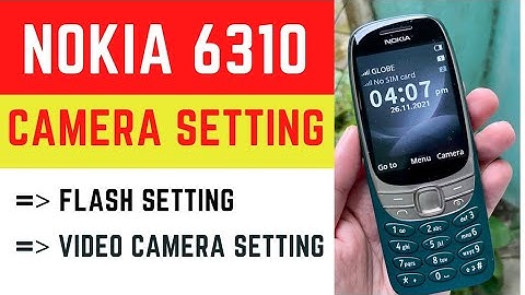 Nokia 6310 Camera Setting || How to Flash On in Camera Setting Nokia 6310