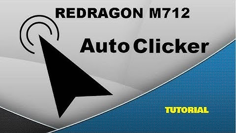 How to make very fast autoclicker 333 cps !!!!! REDRAGON M712