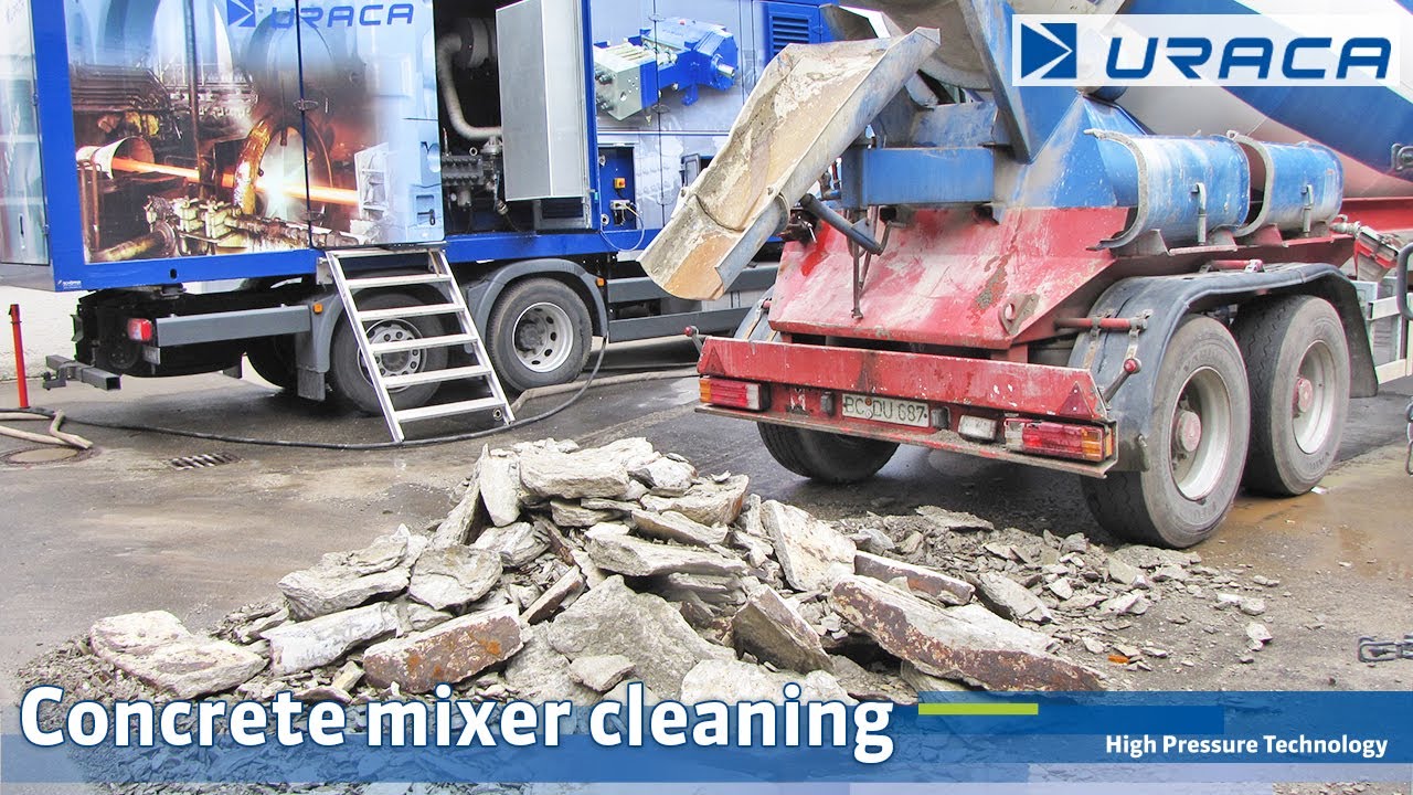 Concrete mixer cleaning - URACA