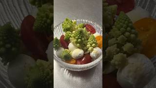 最後にロマネスコのカプレーゼが食べたい!