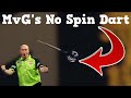 Michael van gerwen darts dont spin  close up 180