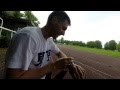 Interval 10x400, тренировка на стадионе.