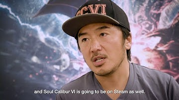 Kayane interviews SOUL CALIBUR VI Producer @ EVO2018