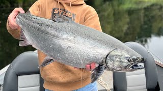 THE BEST chinook salmon trip of the year (INSANE BOBBER DOWNS)