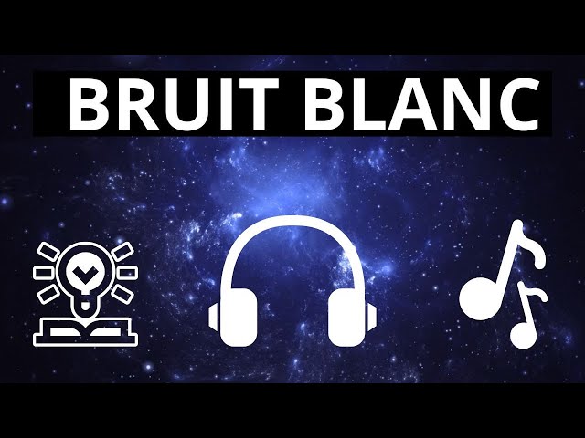 Bruit blanc pour faire ses devoirs et se concentrer - 8 heures de son