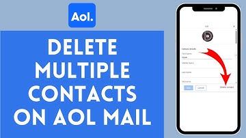 How to Delete Multiple Contacts on AOL Mail (2024) | Remove Multiple Contacts on AOL Mail