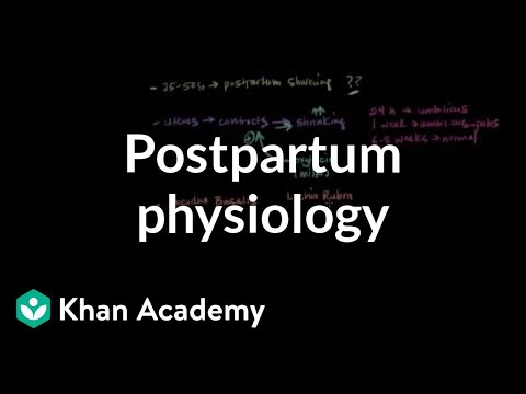 Postpartum physiology | Reproductive system physiology | NCLEX-RN | Khan Academy