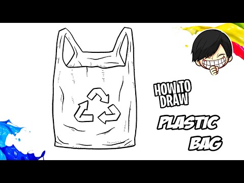 Vector illustration of a plastic bag plastic... - Stock Illustration  [86601934] - PIXTA