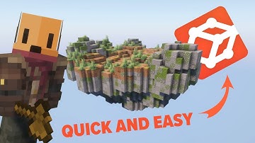 How to Build Stylized Floating Islands FAST! - World Edit Brush Tutorial