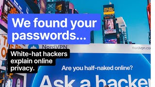 Data leak demo in Times Square: NordVPN's white-hat hackers expose online threats