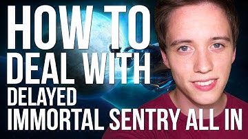 How To Deal With A Delayed Immortal Sentry Push (StarCraft II: Heart of the Swarm)