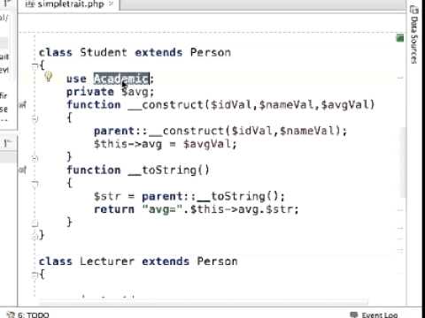 Simple Trait in PHP