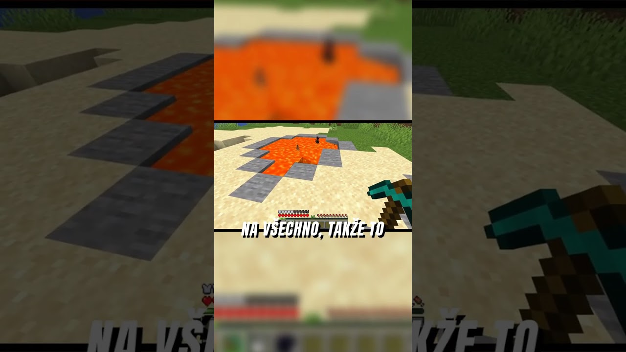 Minecraft fail: Voda zmizela! 🚫 #minecraft #shorts #cz