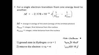 نموذج بور the Bohr model