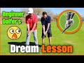 Beginner golfer dream lesson