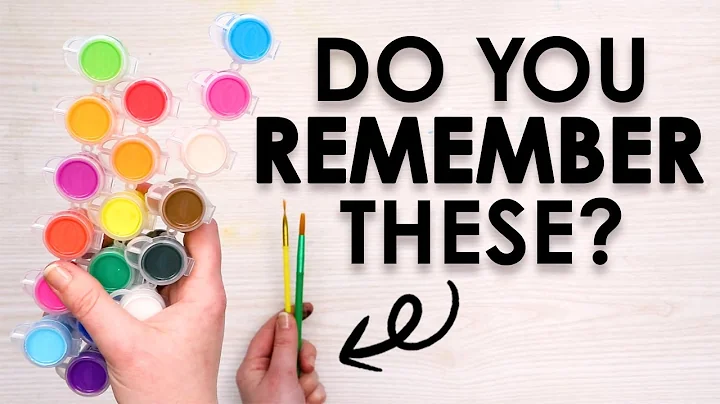 REMEMBER THESE PAINTS? - Painting  with My Childhood