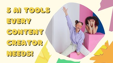 🤯 5 AI Tools Every Content Creator NEEDS! (Boost Your Workflow NOW!) 🤯