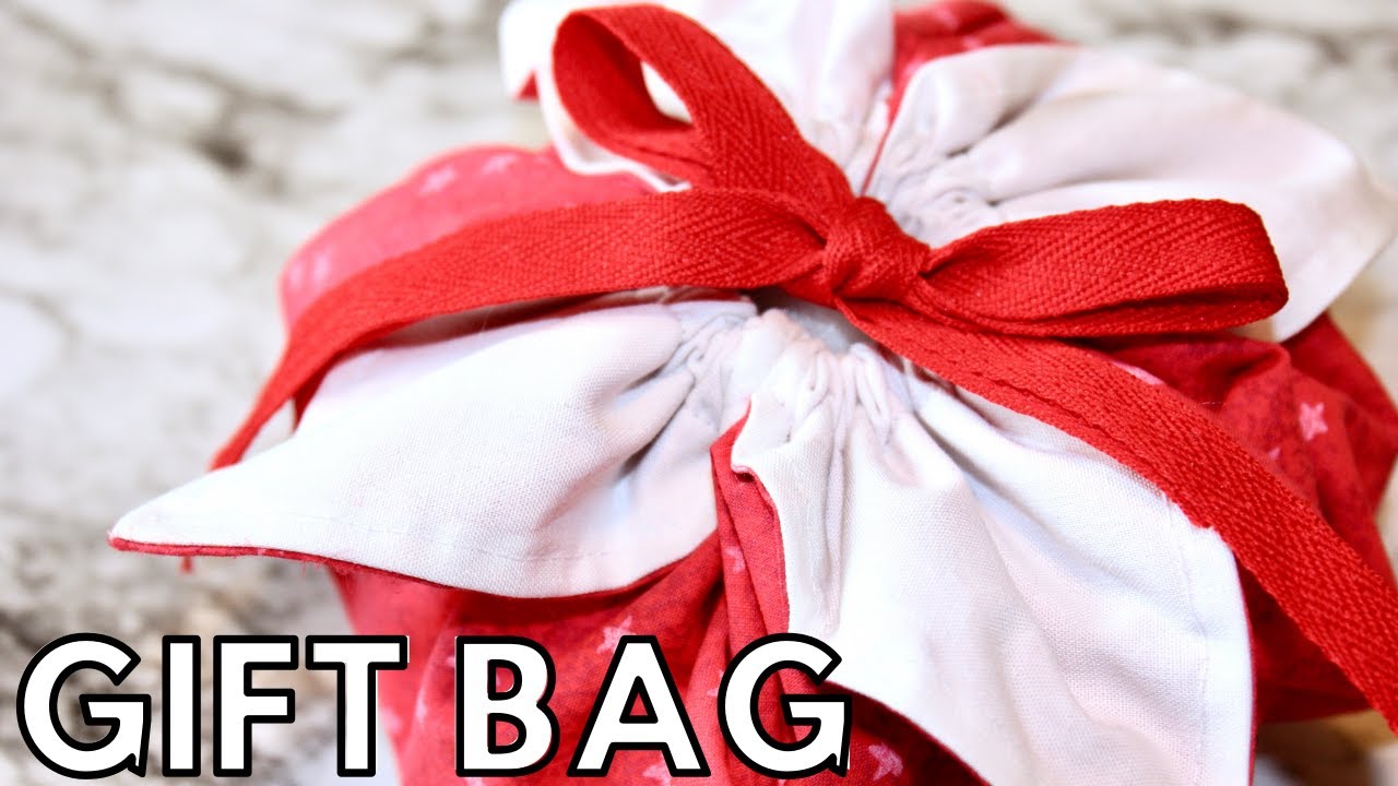 HOW TO SEW A PETAL GIFT BAG (EASY BEGINNER SEWING PROJECT) SEW AN EASY