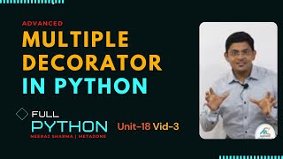Python unit18 video3- Multiple decorators on one function Wealth