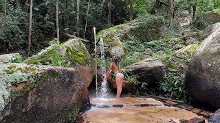 Бразильская Девушка В Водопаде | Природа Асмр [4K]