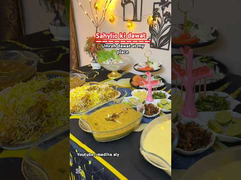 Dawat At My Place Many Dishes In Dawat Ytahorts