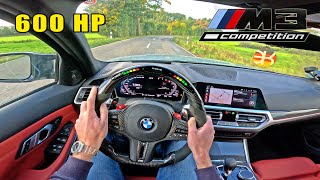 600HP BMW M3 xDrive POV Test Drive | SINGLE MIDPIPE Exhaust SOUND