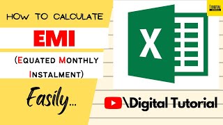 Fully Automatic Loan EMI Calculator | How to Calculate Loan EMI in MS-Excel | @digitaltutorial425 screenshot 5