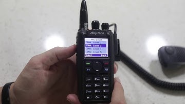 Anytone 868 - Setting Microphone Sensitivity