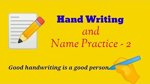 Stylist Name Handwriting Part - 2 l Good handwriting is a good person