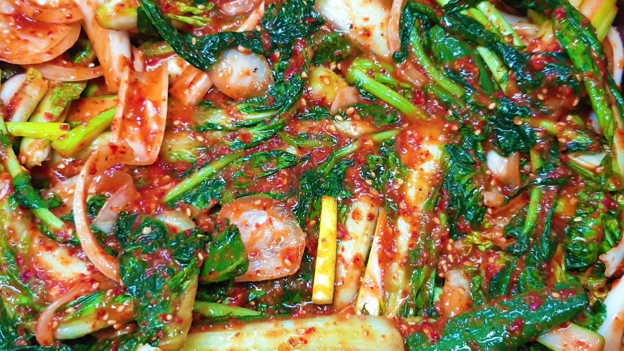 열무얼갈이김치