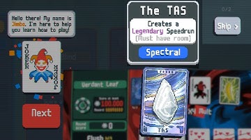 [TAS|Obsolete] Balatro "TUTORIAL%" in 2:48.00