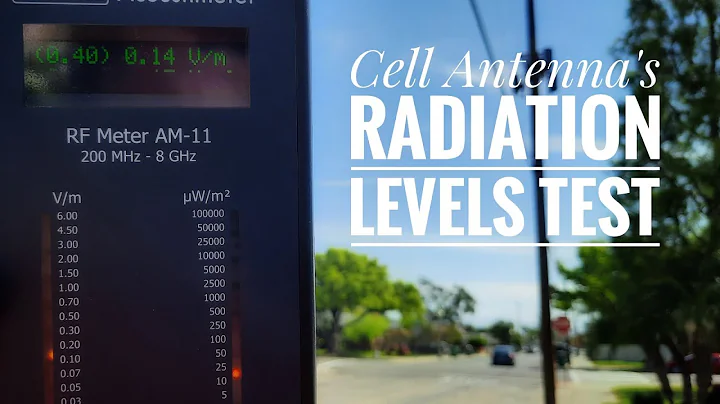 Cell Phone Antennas Radiation Levels Test with EMFields Acoustimeter AM11 - EMF Meter EMF Detector