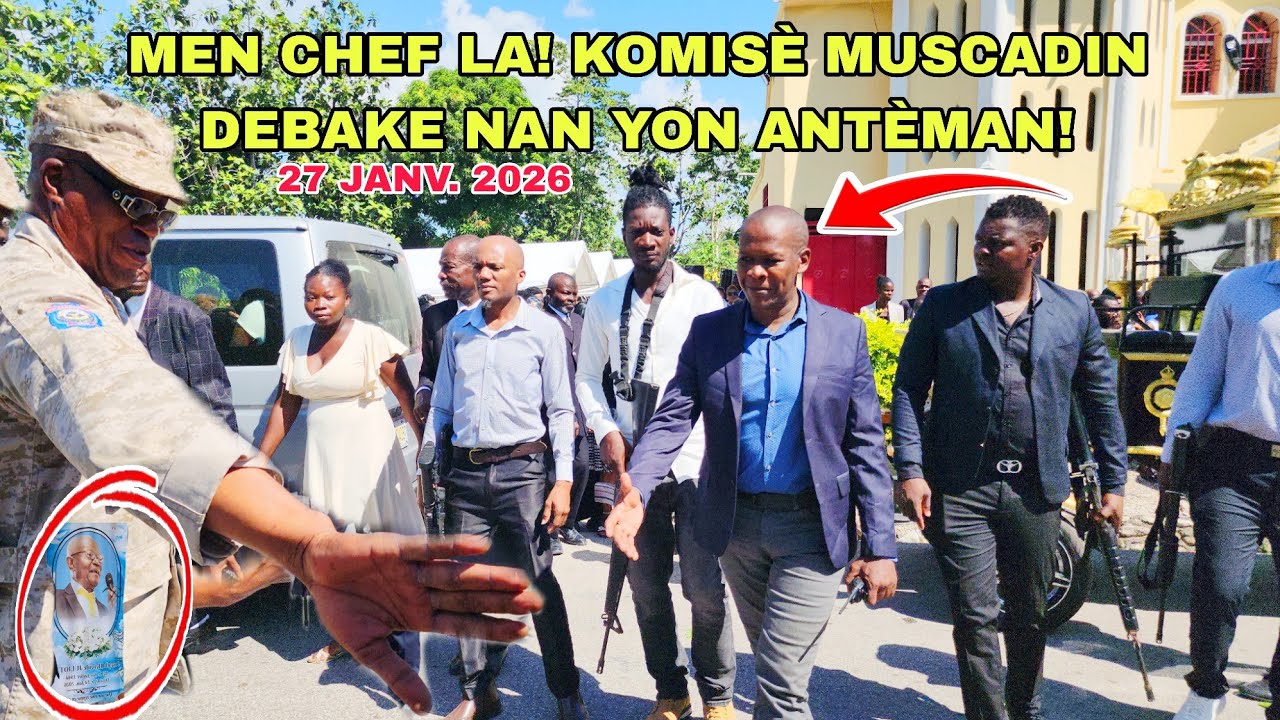 Men Chèf La! Komisè Muscadin Debake Nan Yon Antèman, Tout Moun Kontan Wè l - Casec Maisonneuve Pale