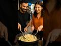 Virat Kohli and Anushka Sharma cooking Egg Fried Rice together😋🍛|#viratkohli #viralshorts #shorts