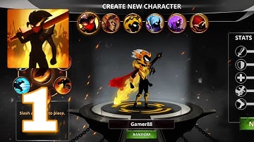 Stikman Legends: Gameplay Walkthrough Parte 1 - level 1-7 (iOS, Android)