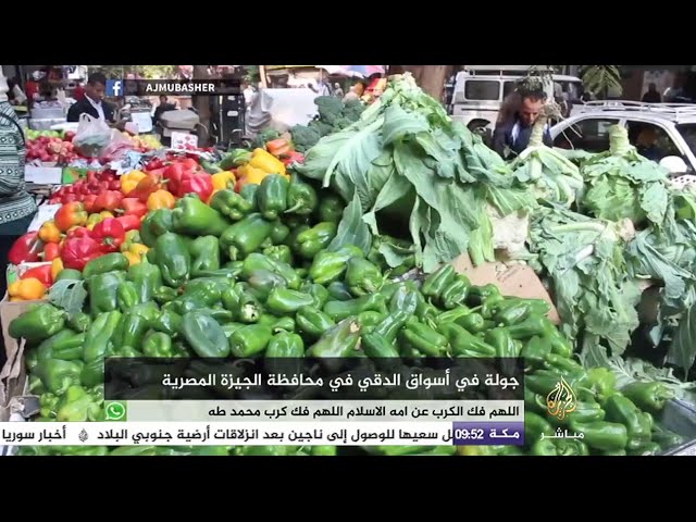 جولة في أسواق الدقي في محافظة الجيزة المصرية