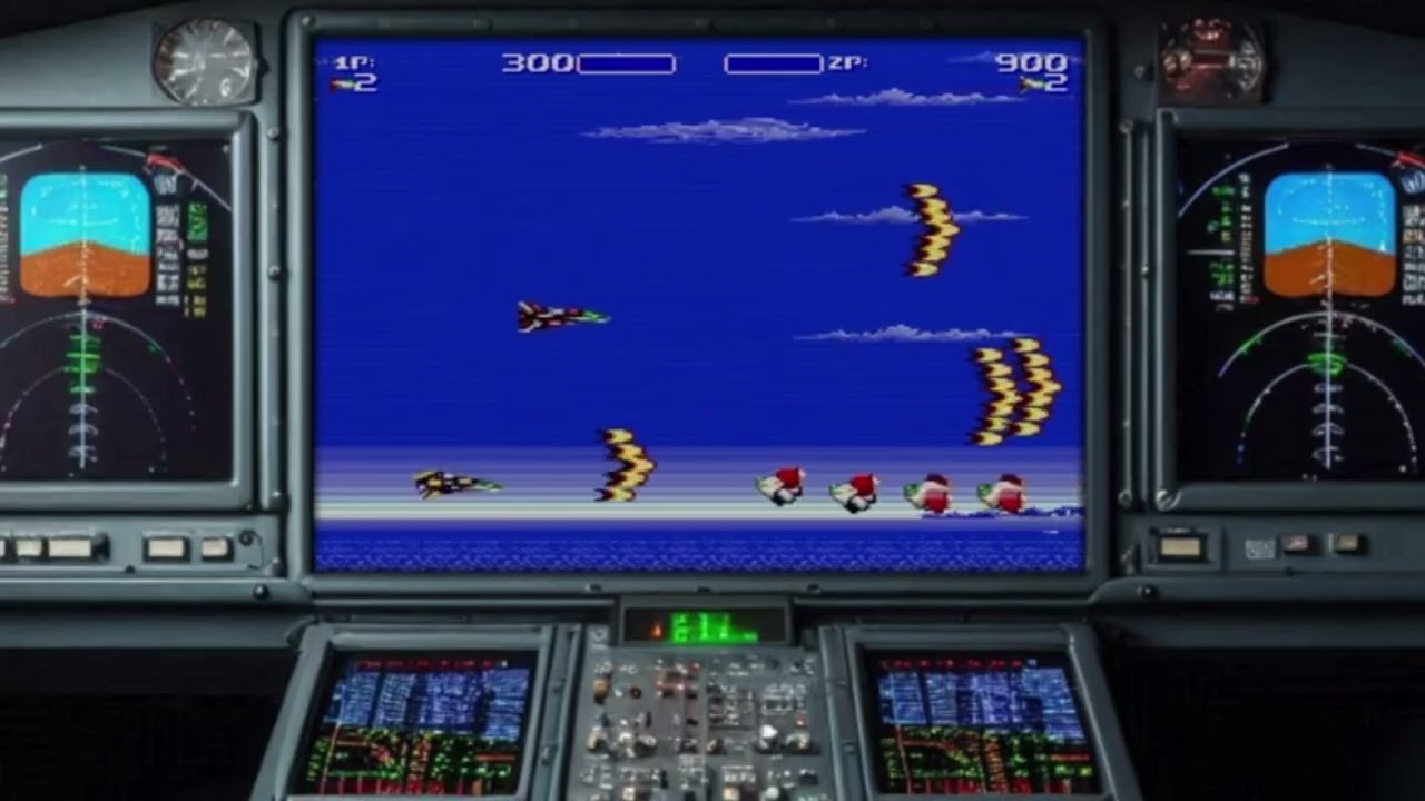 Aero Blaster Intro Demo - Sega Megadrive