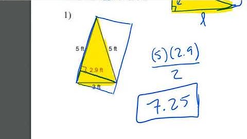 Leonzo area of triangles from rectangles