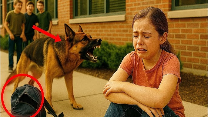 Bullies Laughed When She Played With a Stray—Until He Protected Her for Life  - YouTube