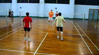 1001203聯合羽球隊1冠毓+玉蘭vs慶豐+文紀.avi