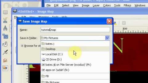 Gimp Tutorial: Image Maps - How to 