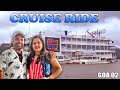     cruise ride in goa  kannada travel vlog  mmk vlogs