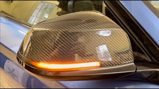 Sequential Side Markers & Carbon Fiber Mirrors Install Tutorial (BMW F Chassis 2/3/4 Series)
