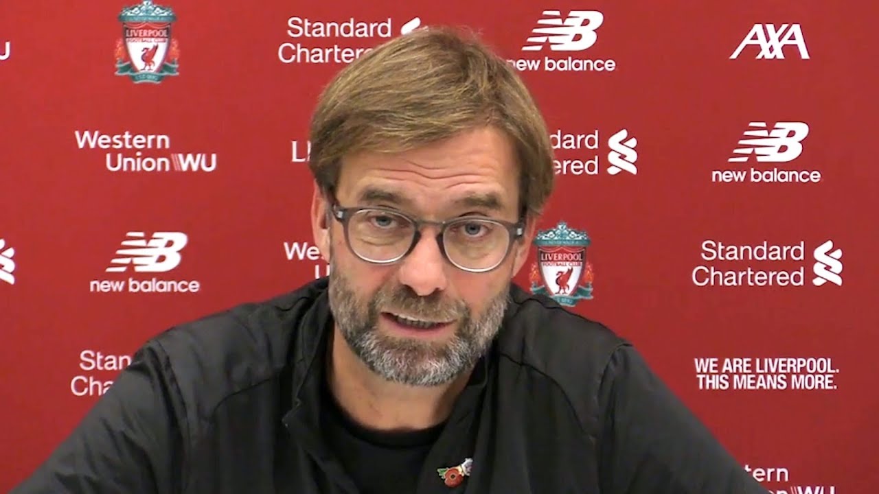 Jurgen Klopp FULL Pre-Match Press Conference - Liverpool v Man City -  Premier League - YouTube