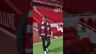 Andoni arrives at Anfield 🏟️ @LiverpoolFC
