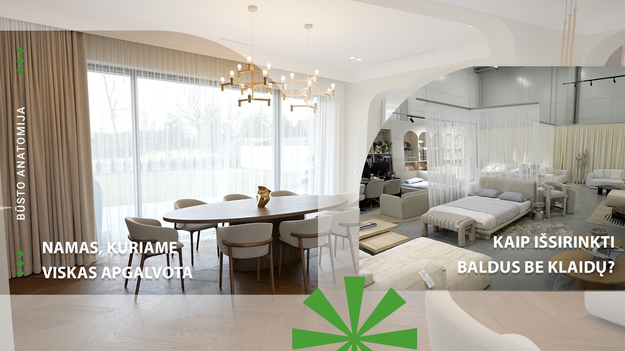 132. Namas, kuriame viskas apgalvota | "Furnibay" dalinasi kaip išsirinkti baldus be klaidų
