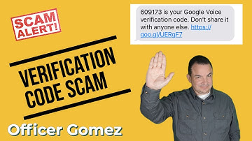Verification code scam explained step by step - Officer Gomez