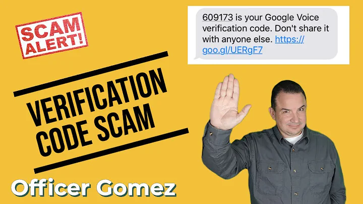Verification code scam explained step by step - Officer Gomez