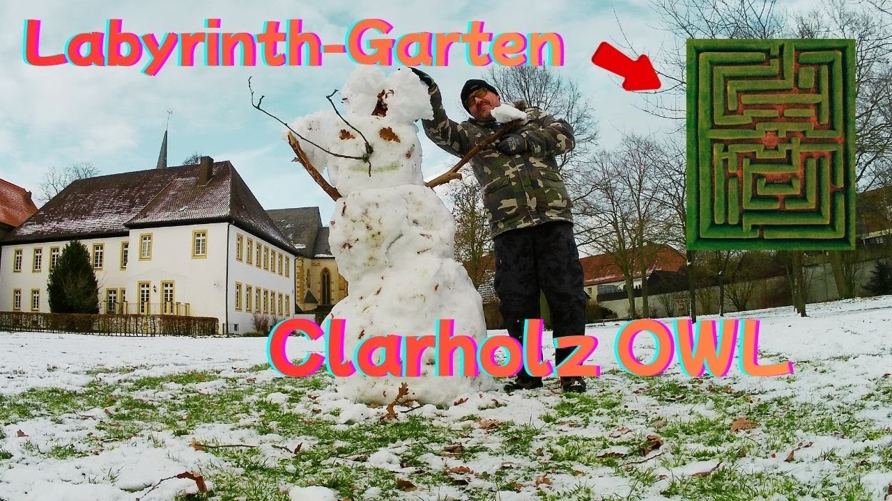 Labyrinth-Klostergarten. regional wandern in Clarholz ( OWL)