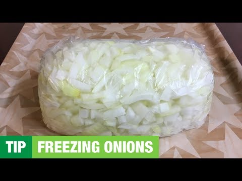 Tip: How to freeze onions - 양파 얼려서 보관하는 방법